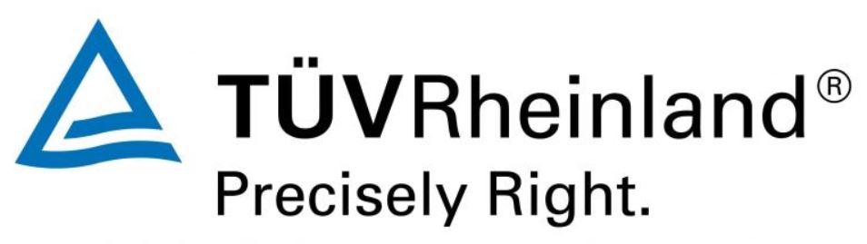 Logo TÜV Rheinland Precisely Right